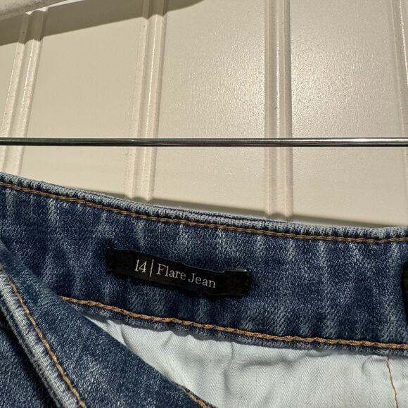 Talbots Flare Jeans High Waisted Size 14 - Picture 5 of 8